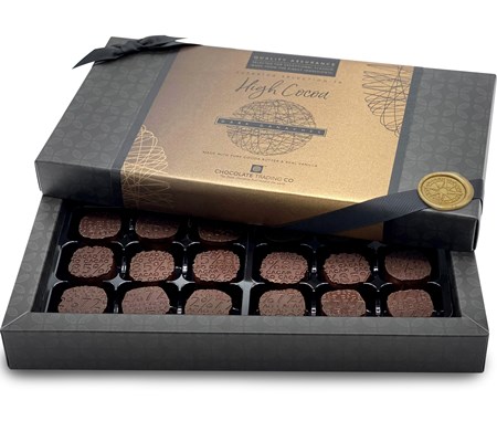 Superior Selection, High Cocoa Dark Chocolate Ganache box 18
